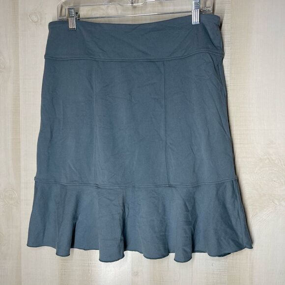 Athleta blue skirt with ruffle, size medium - Picture 1 of 15